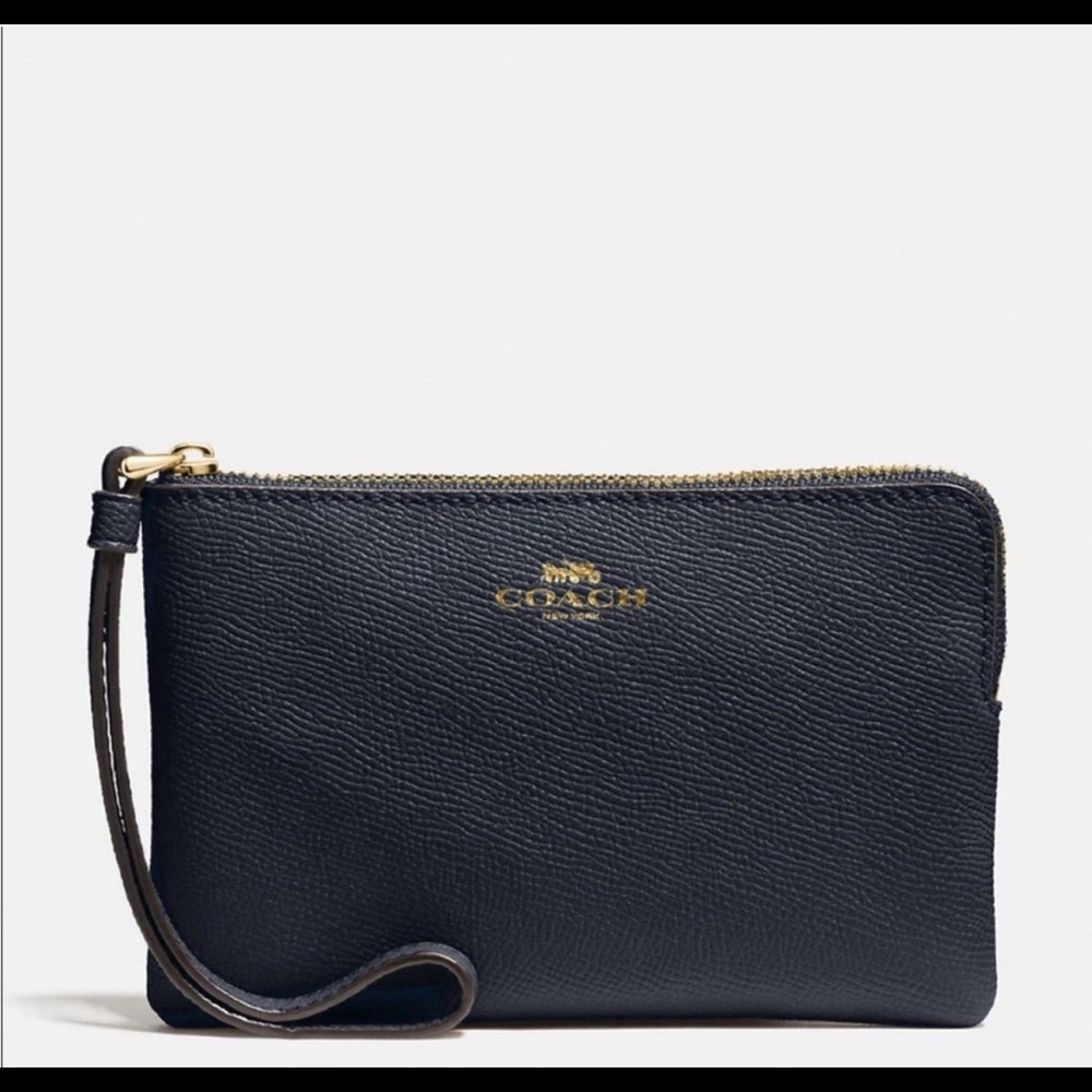 Coach Black Wristlet